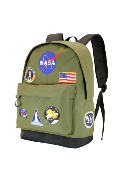 Zaino NASA per ragazzo Khaki HS FAN, multicolore
