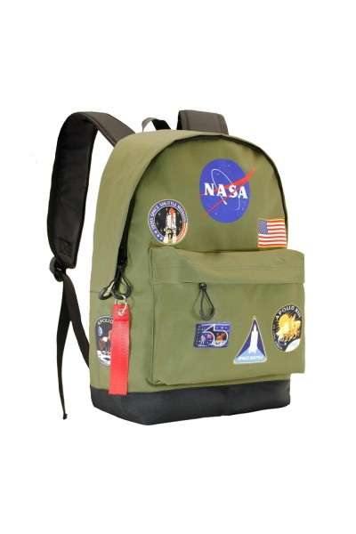 Zaino NASA per ragazzo Khaki HS FAN, multicolore