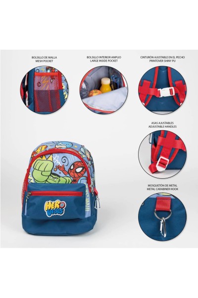 Avengers - zaino trekking per bambini, blu