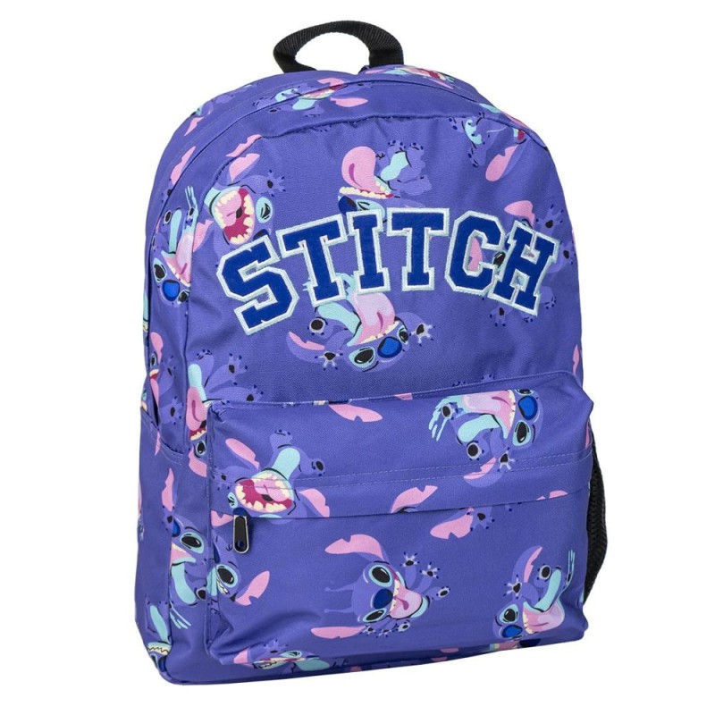STITCH - zaino scuola grande 42 cm, viola