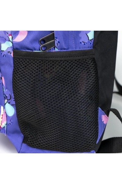 STITCH - zaino scuola grande 42 cm, viola