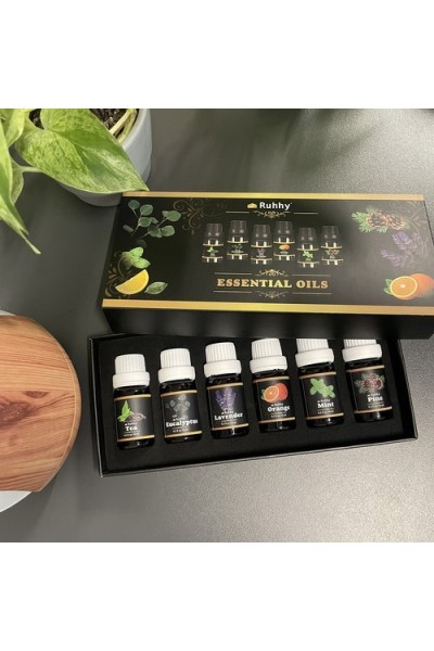 Olio essenziale per diffusori ambientali di aromi - set da 6 pz