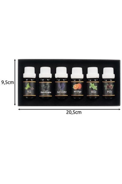 Olio essenziale per diffusori ambientali di aromi - set da 6 pz