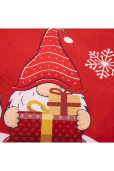 Tovaglia Runner da tavola natalizio motivo nani invernale 220x40 cm