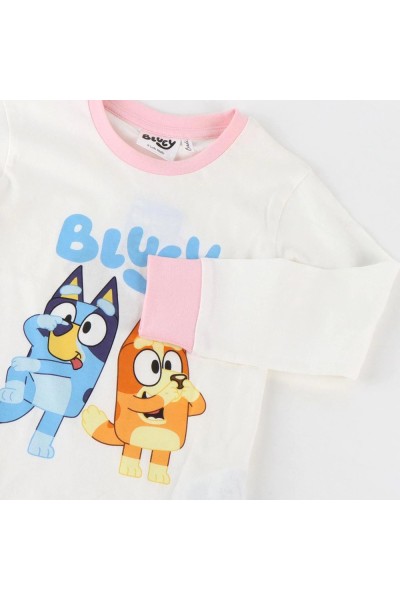 Bluey - Pigiama lungo in jersey singolo