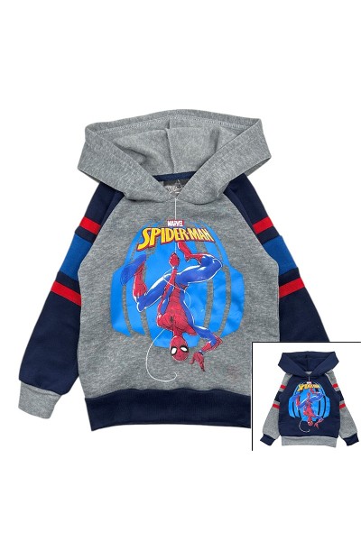 Felpa con cappuccio da ragazzo Spiderman