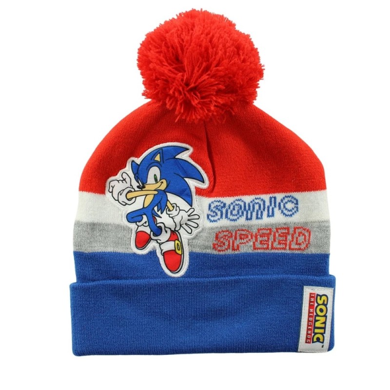 Berretto Invernale Bambino / Ragazzo con pompon Sonic