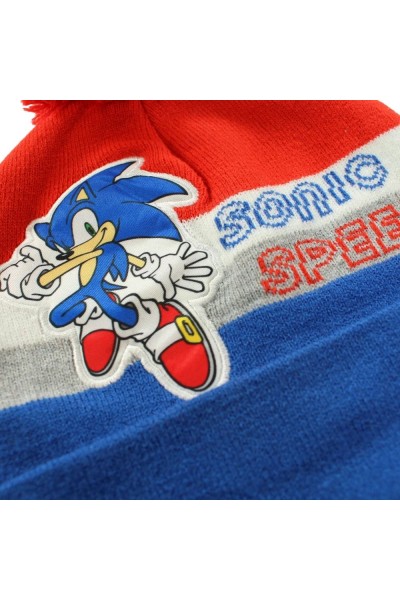 Berretto Invernale Bambino / Ragazzo con pompon Sonic