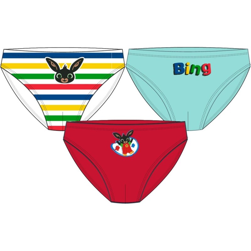 Intimo per bambini Bing, fondo 3 pezzi/confezione
