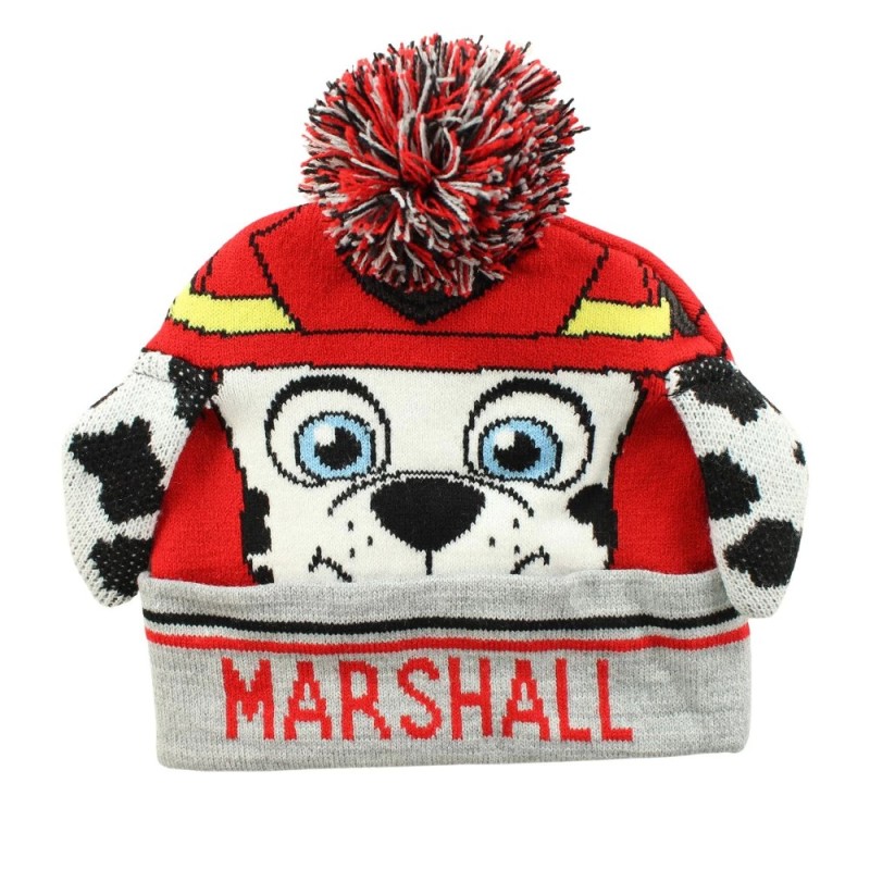 Berretto Invernale Bambino / Ragazzo con pompon Paw Patrol Marshall