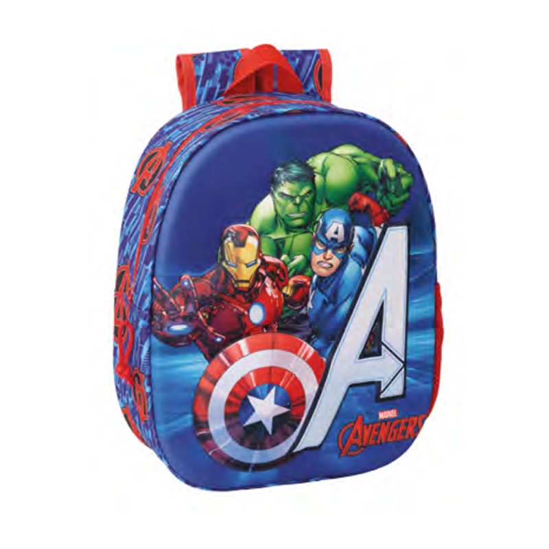 Zaino Scuola Avengers 3D asilo infanzia bambini