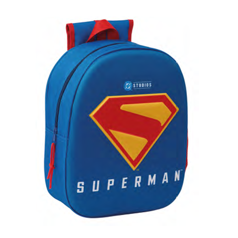 Zaino Scuola Superman 3D asilo infanzia bambini