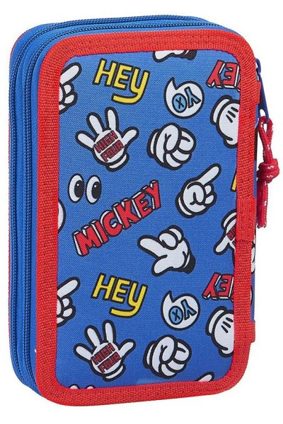 Astuccio Portapenne Riempito Accessori Inclusi Scuola Topolino Bambino idea regalo