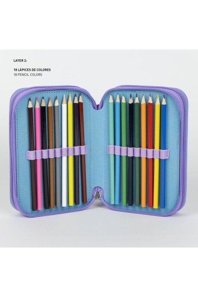 Astuccio Portapenne Riempito Giotto Accessori Inclusi Scuola Frozen Bambina idea regalo