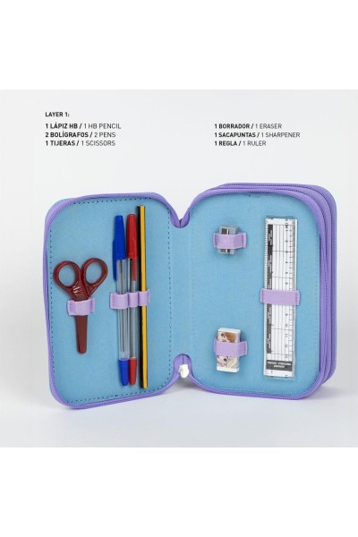 Astuccio Portapenne Riempito Giotto Accessori Inclusi Scuola Frozen Bambina idea regalo