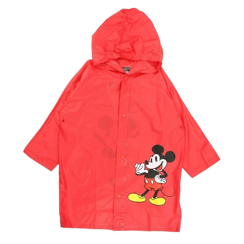 Impermeabile per bambini| Giacca impermeabile Topolino Disney tipo giacca con cappuccio e chiusura con bottoni