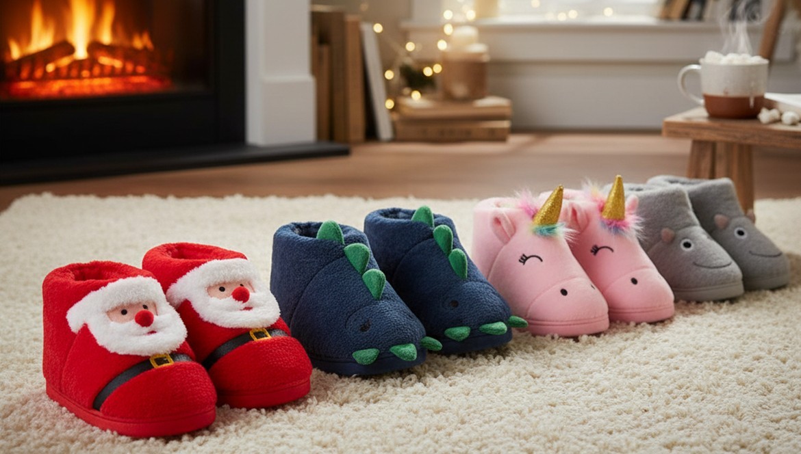 Pantofole Invernali per Bambini a Tema Cartoni Animati